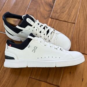 “The Roger” White and Black Men's on Clouds Sneakers